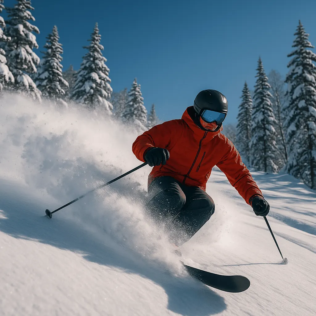 Sapporo winter street scene with snow and lanterns