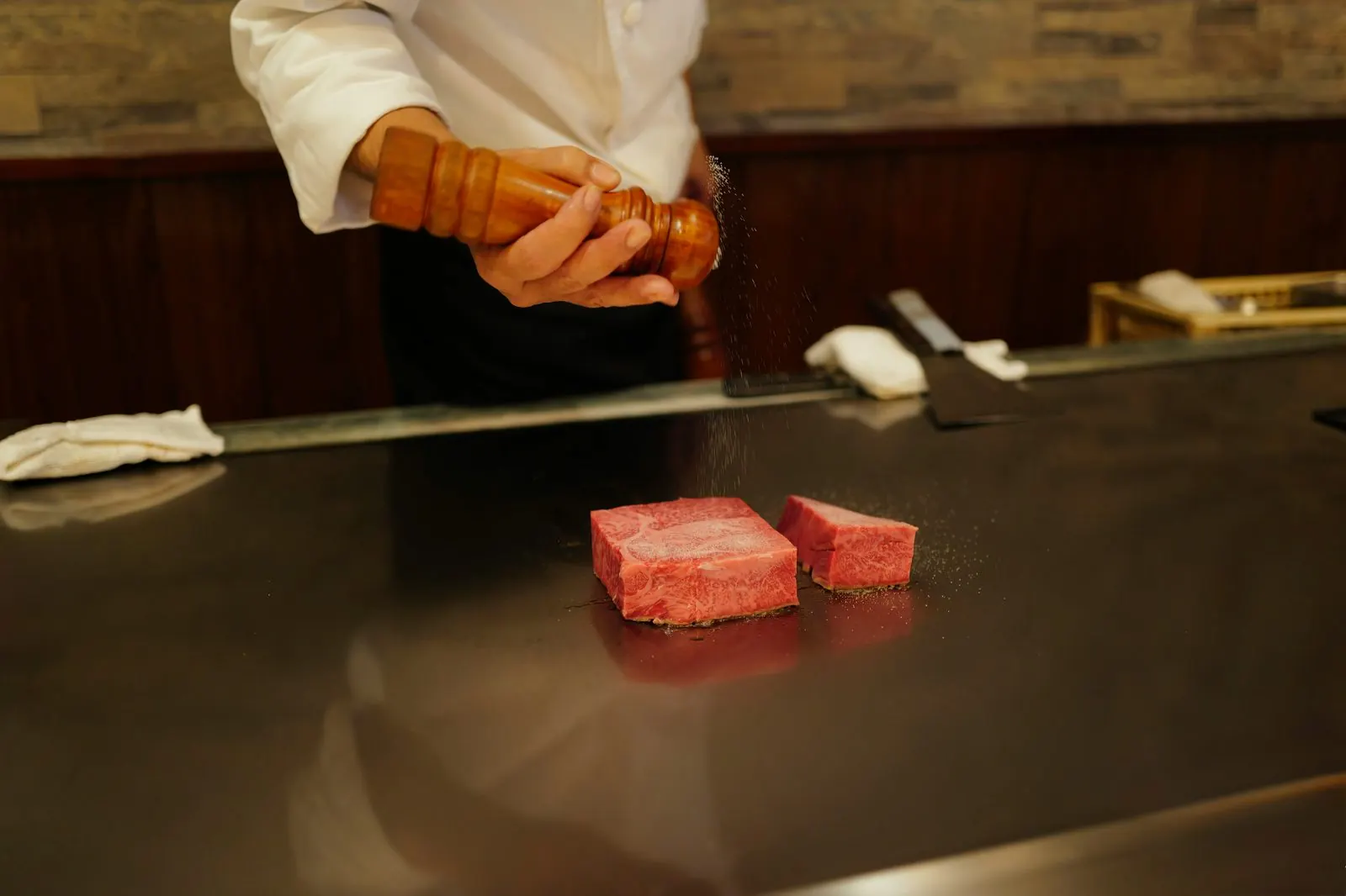 Fine Dining in Japan at a local restaurant