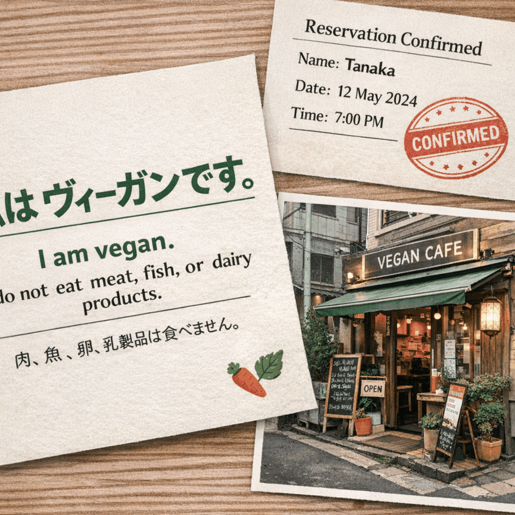 Concierge desk at an international Tokyo hotel holding reservation details