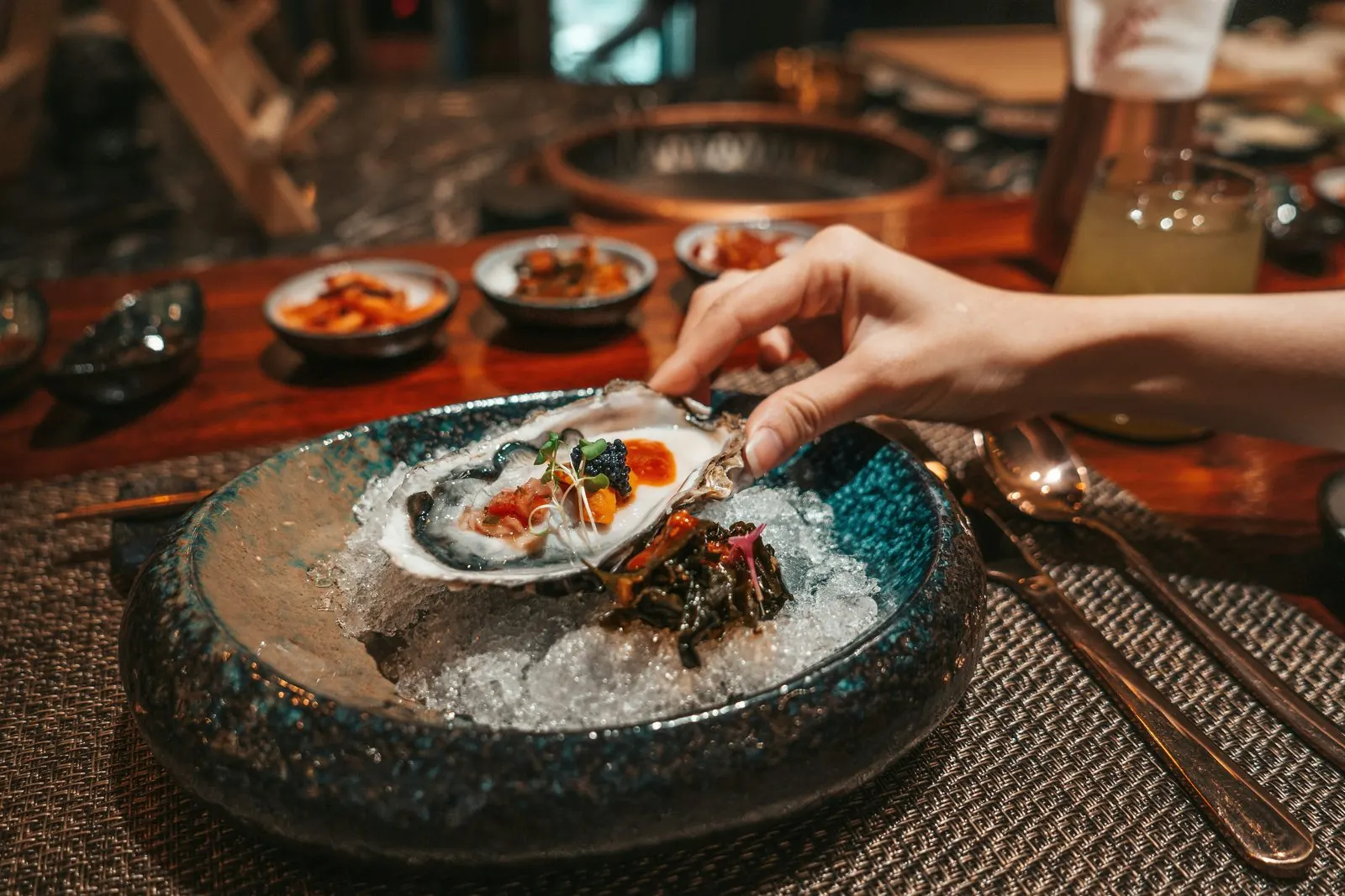Fine Dining at a Japanese Seafood Restaurant