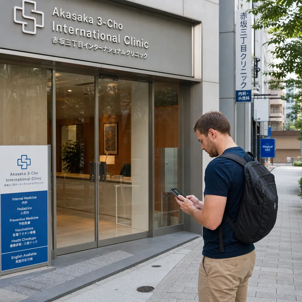 How can expats find English-speaking clinics in Tokyo quickly?