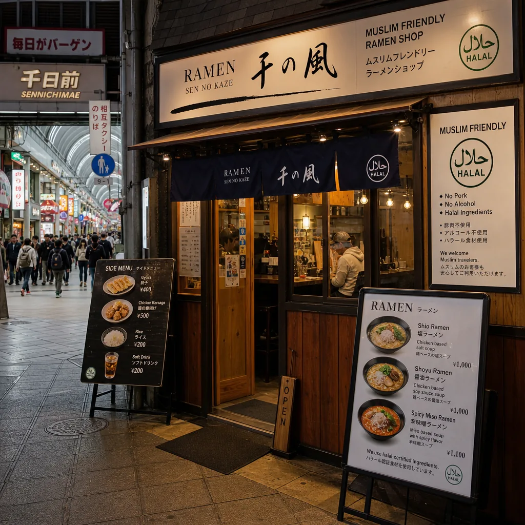 Osaka halal ramen search guide with official Muslim-friendly restaurant verification tips