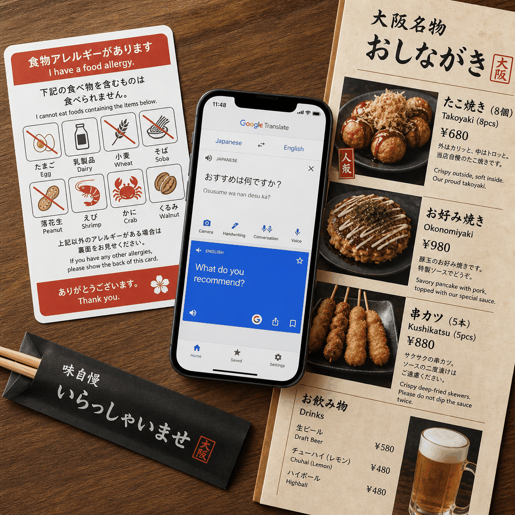 Japanese allergen label reading and emergency planning for expats in Osaka