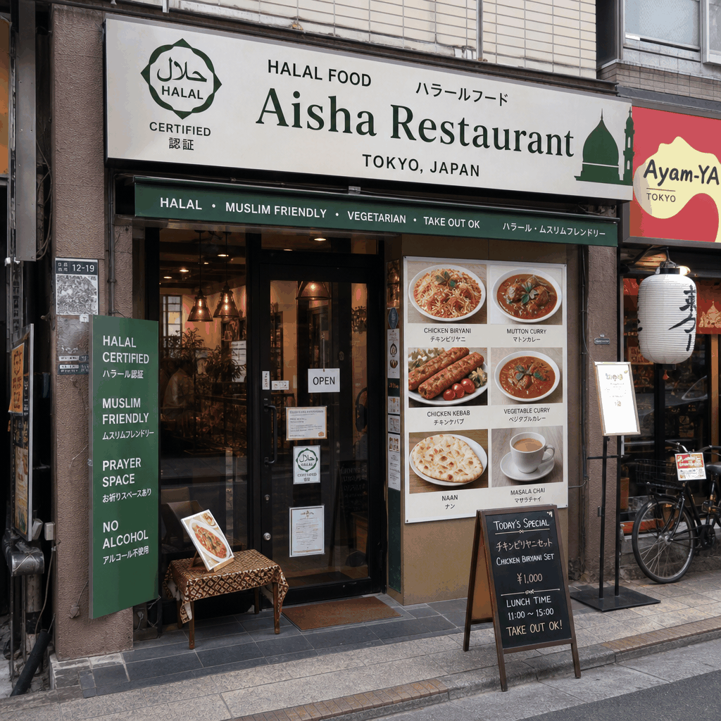 Halal-certified restaurant search guidance for expats in Tokyo with city tourism resources and