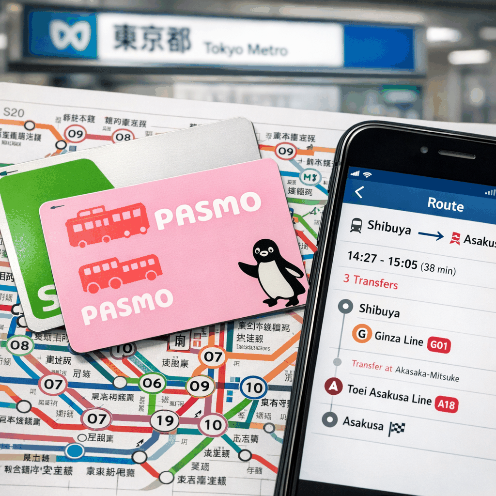 Tokyo Station interior with ticket counters and directional signs near the tourist information desk