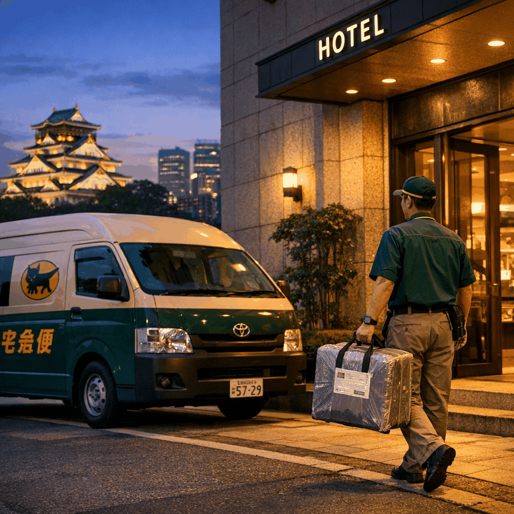 Kansai International Airport (KIX) luggage forwarding counter and service desk