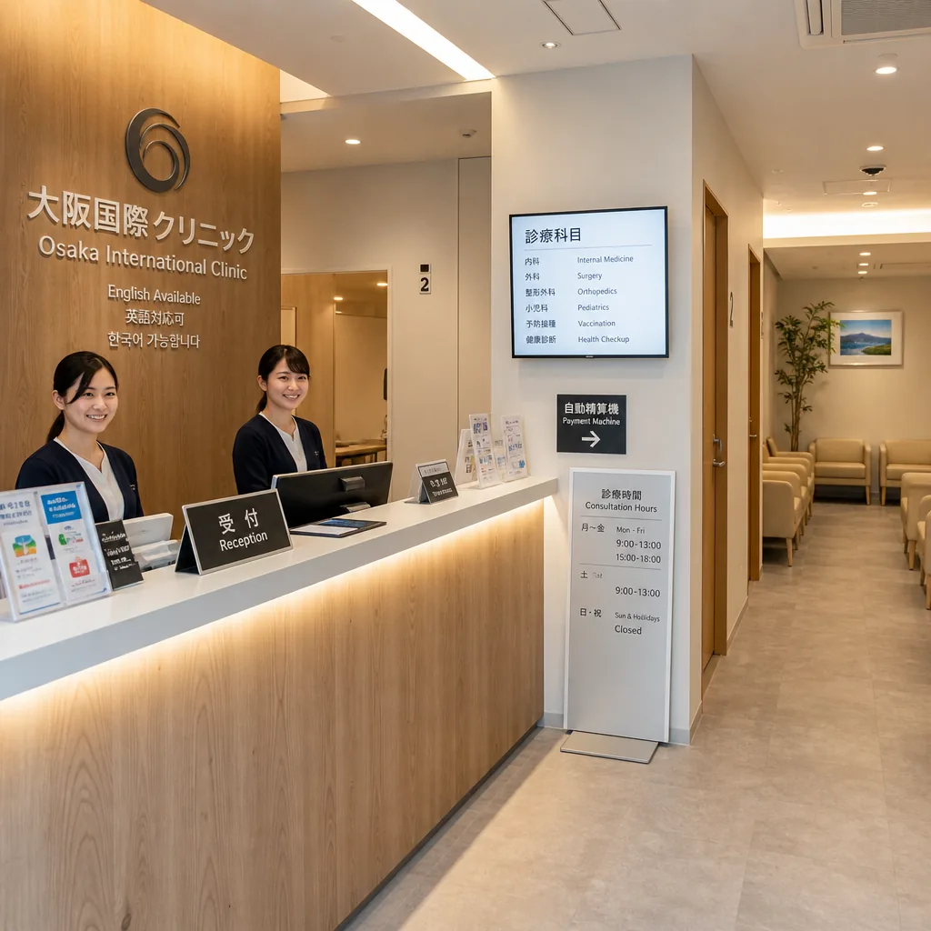 Official clinic search resources for English-speaking medical care in Osaka