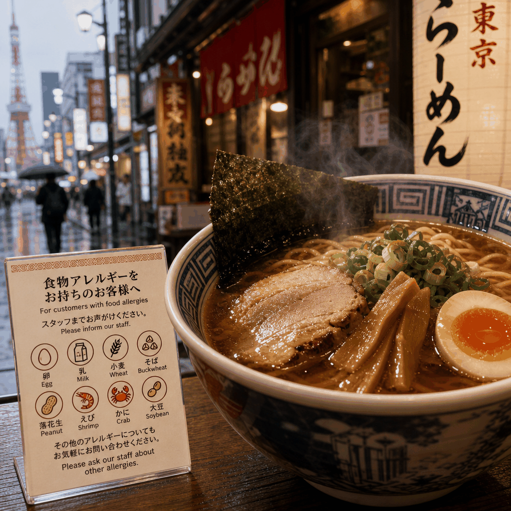 Allergy-friendly ramen ordering guide for Tokyo diners