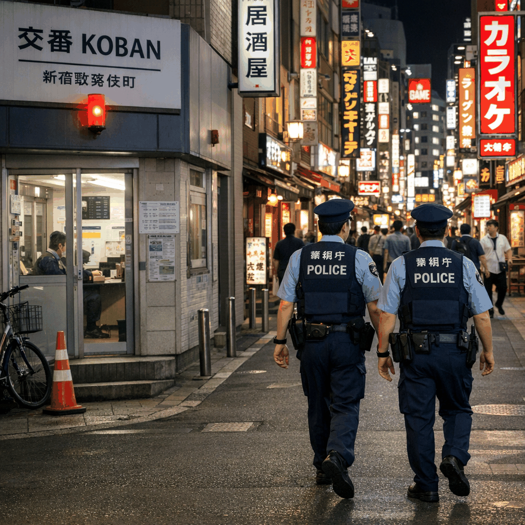 Narrow alley of Golden Gai showing small bars and lanterns in Shinjuku at night