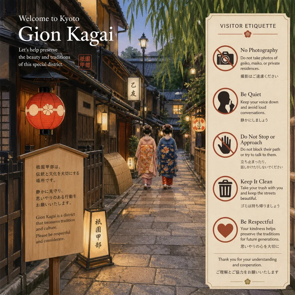 Narrow Pontocho alley in Kyoto with restaurant fronts and evening atmosphere.