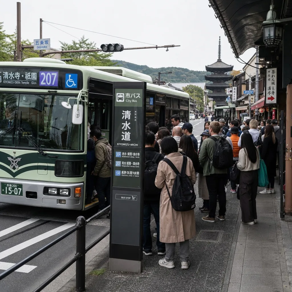 What should I know before using Kyoto's subway and buses?