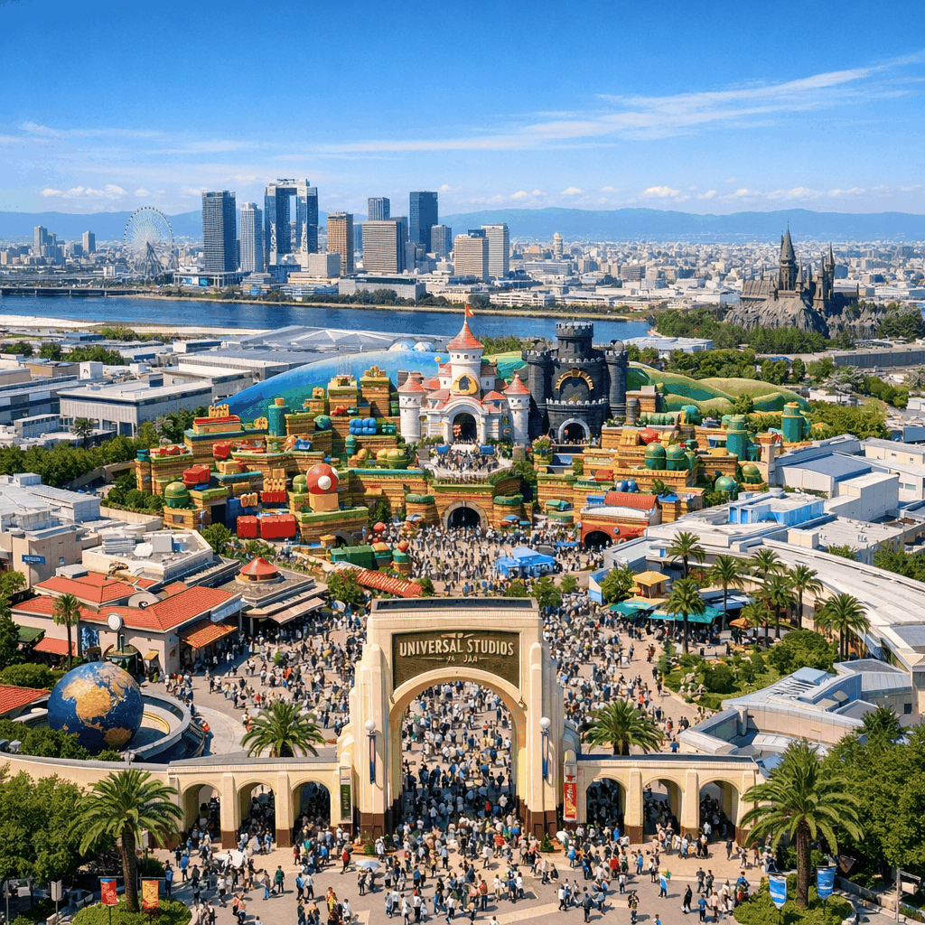 What's the best Universal Studios Japan one-day plan in Osaka?