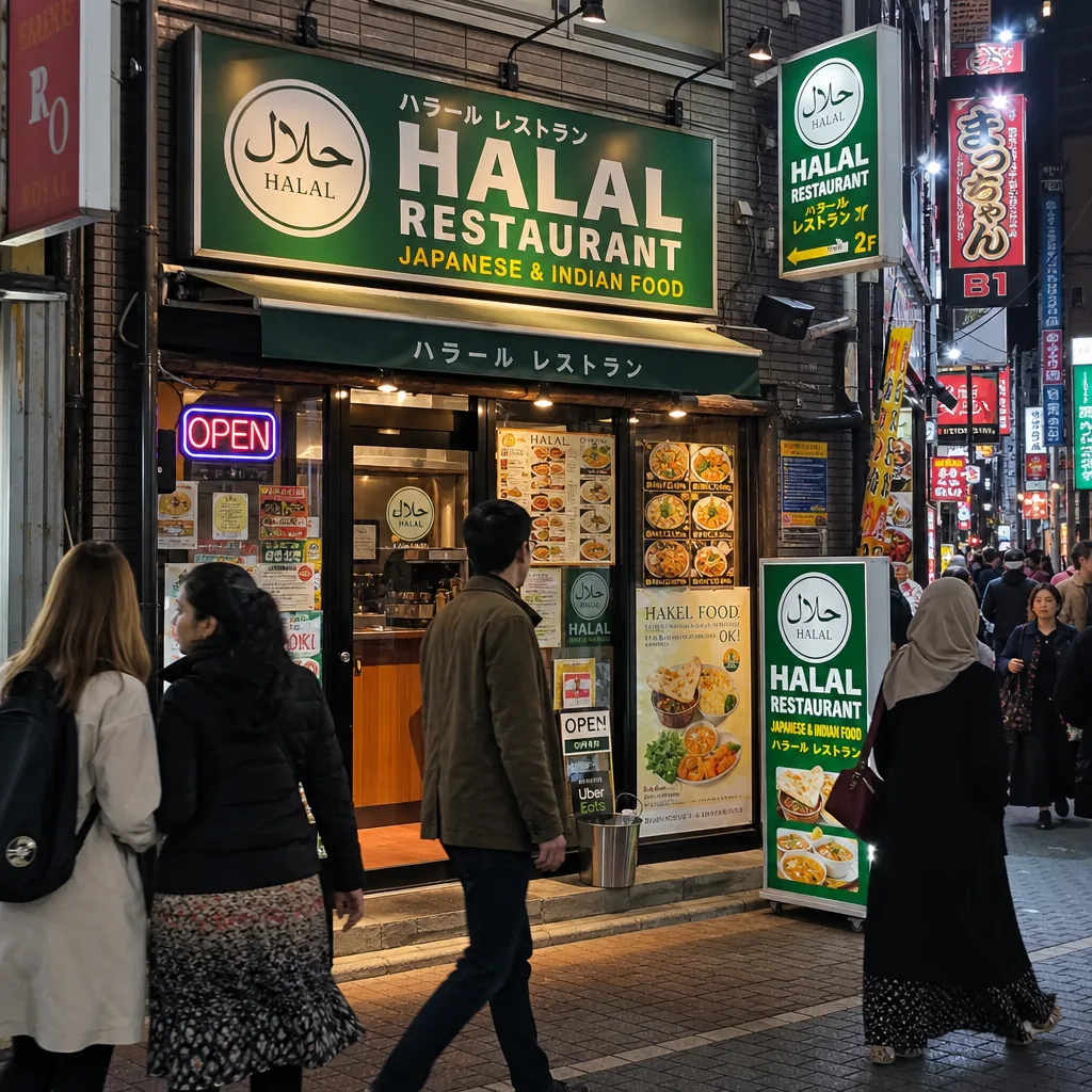 Halal and Muslim-friendly dining options near Shinjuku Station in Tokyo