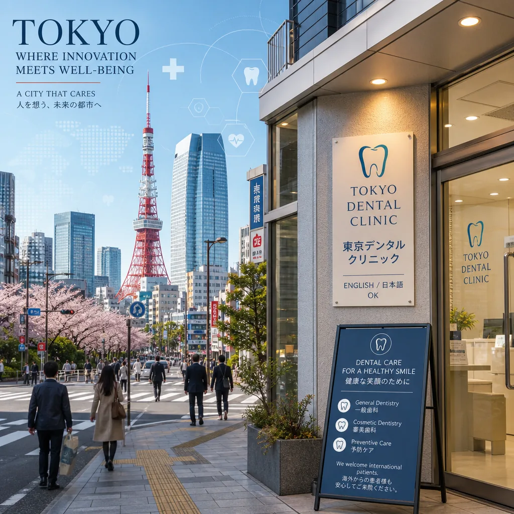 Dentist consultation in Tokyo at a multilingual clinic for an expat patient