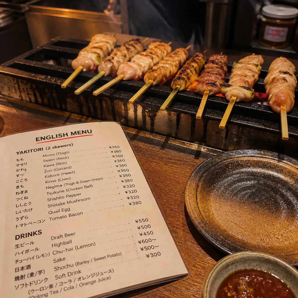 English-friendly yakitori and izakaya search in central Osaka