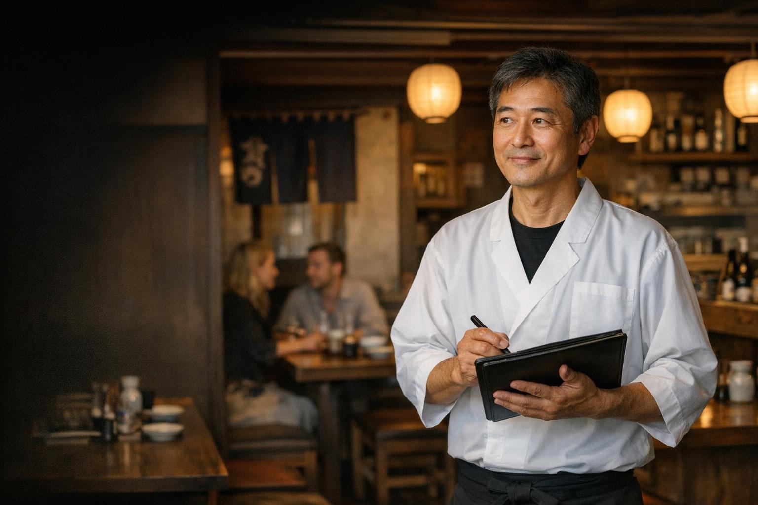 Japanese restaurant owner considering foreign customer reservation support