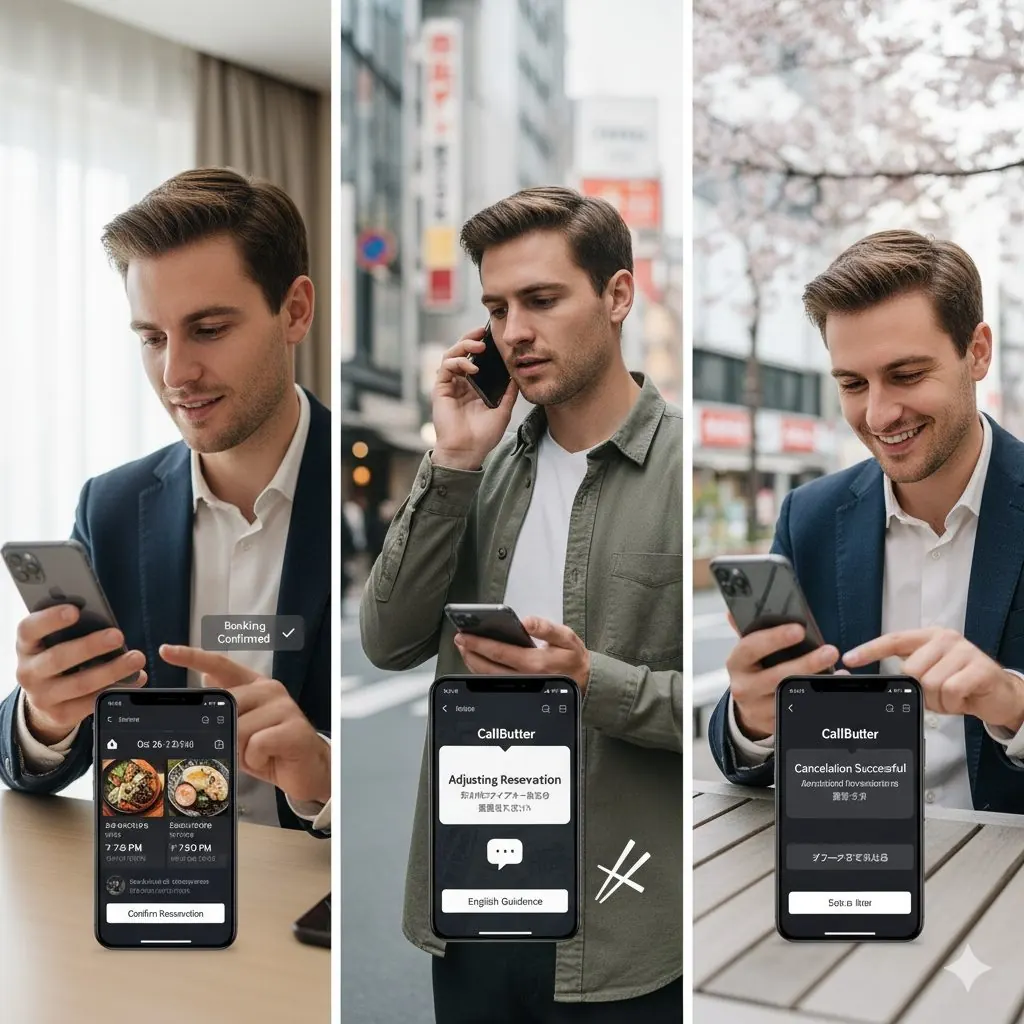 Let CallButler handle your reservation in Japan for a hassle free experience.